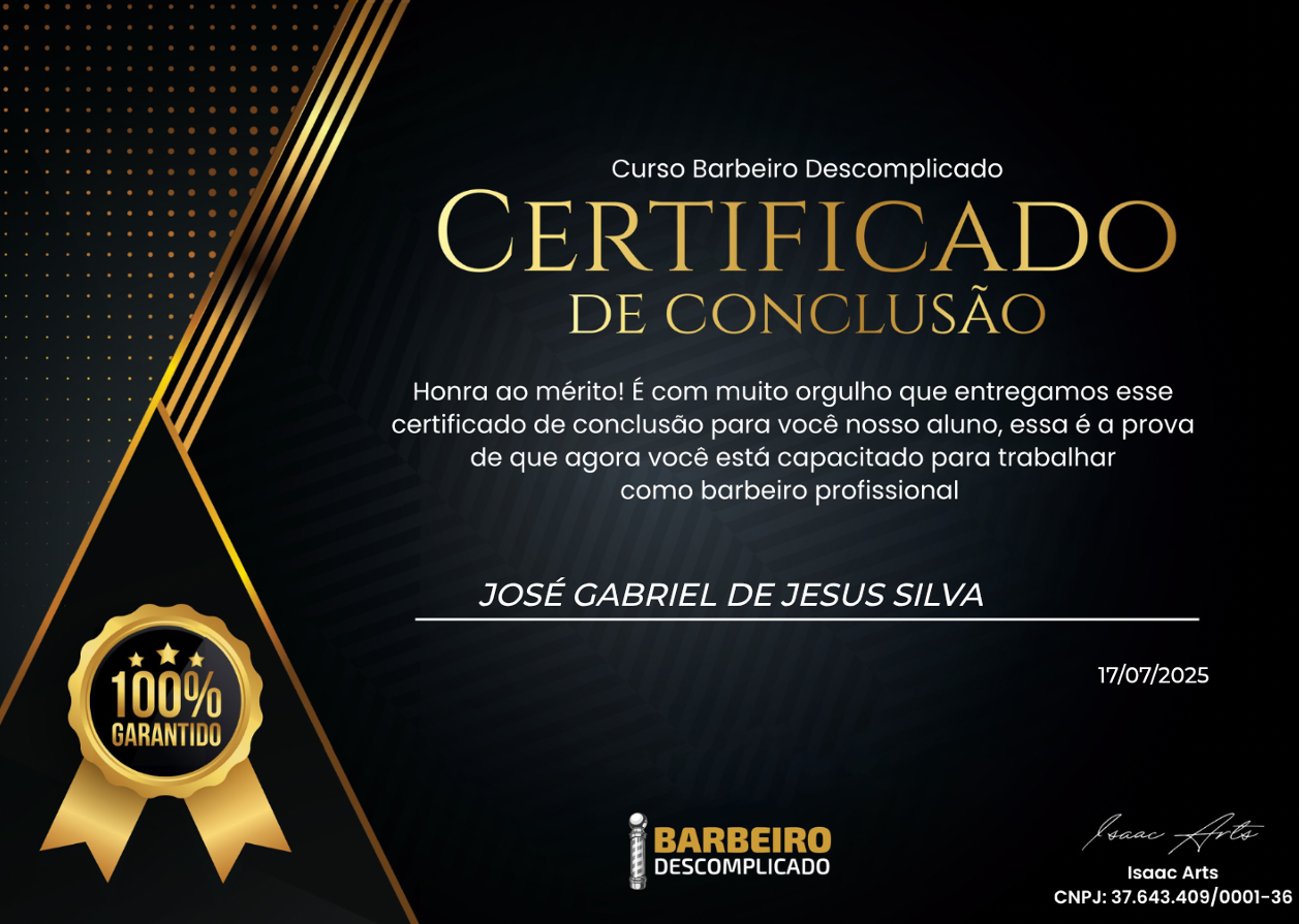 Certificado Profissional
